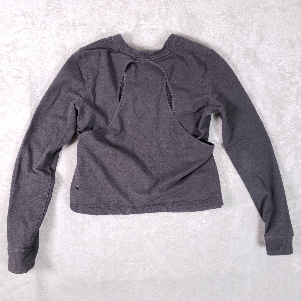 Lululemon &Go Endeavor Heathered Gray Long Sleeve Women's 6 W3M89S - Picture 10 of 13